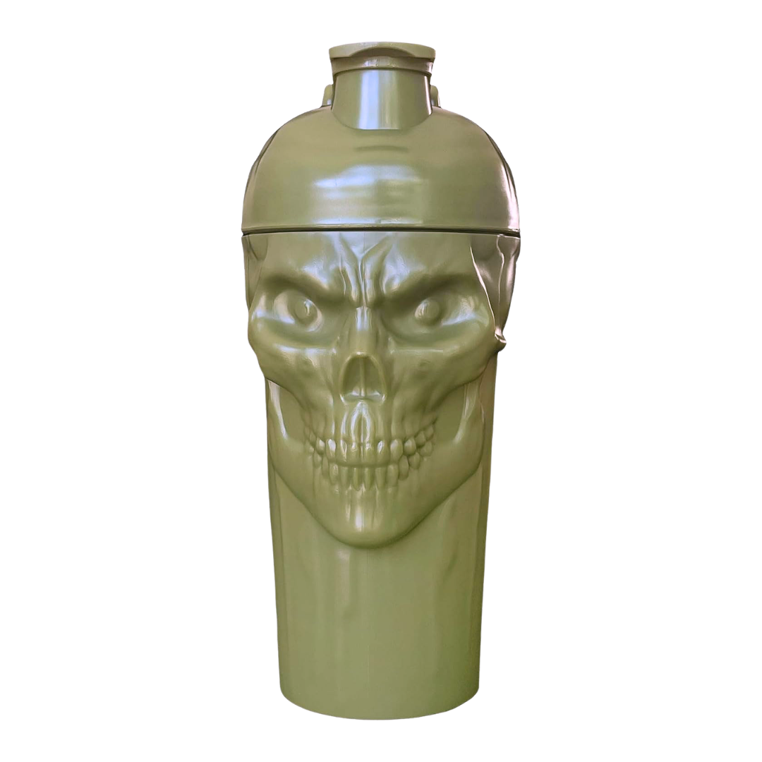 JNX Sports The Curse! Skull Shaker 700ml Olive Drab