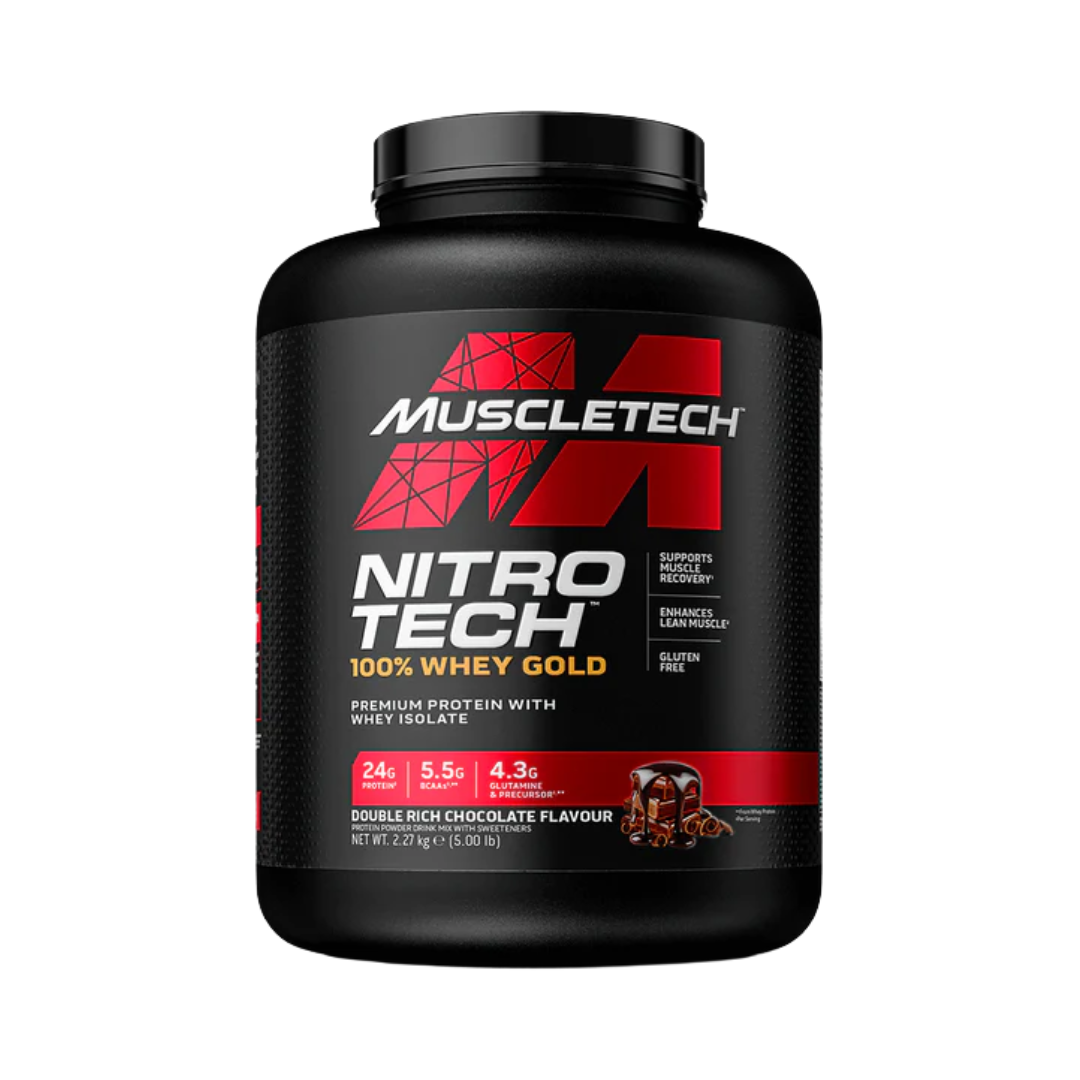 Muscletech Nitro Tech 100% Whey Gold 2.27kg Double Rich Chocolate
