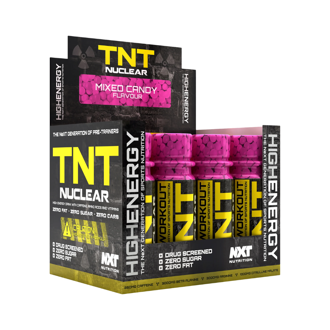 NXT Nutrition TNT Nuclear Shots 12x60ml Mixed Candy