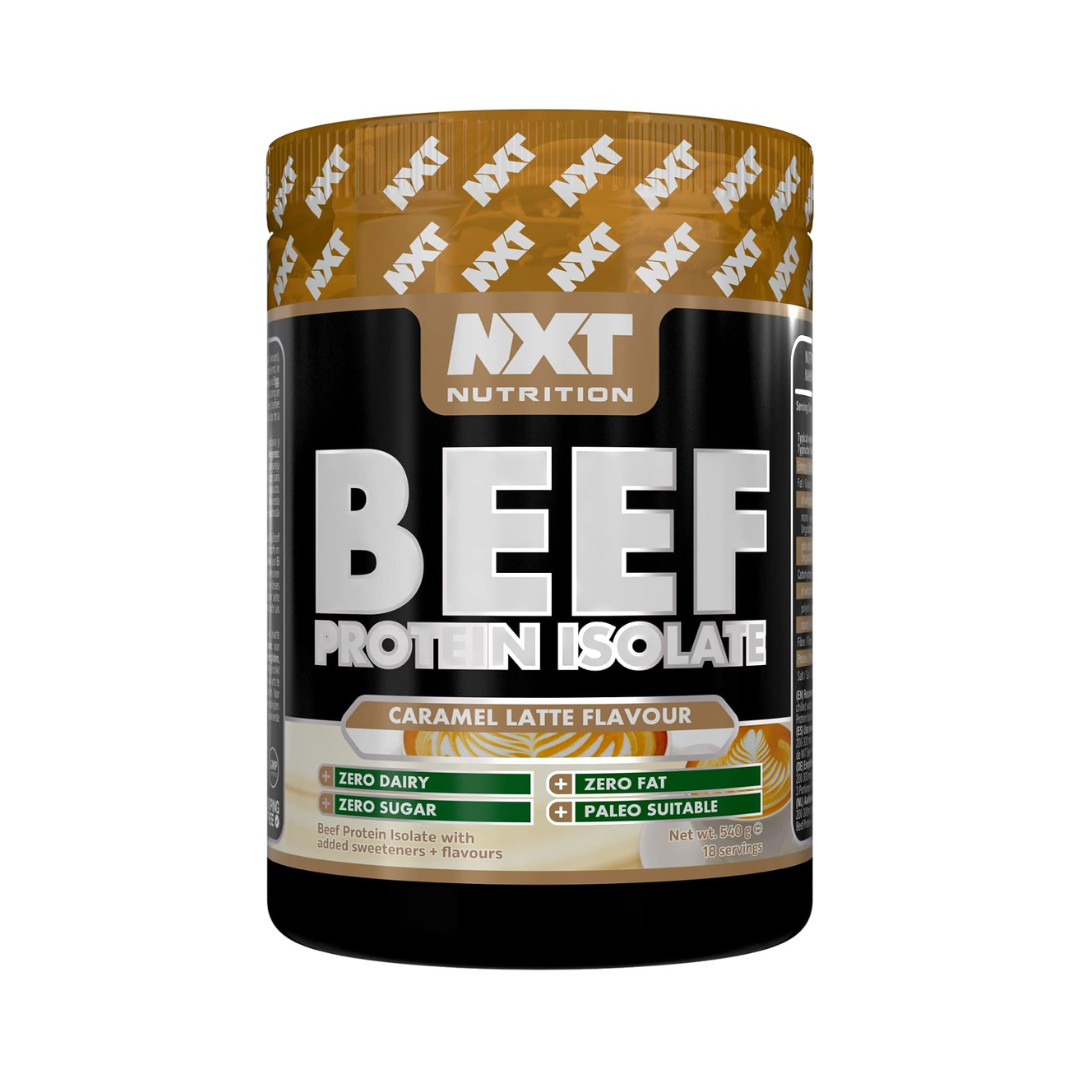 NXT Nutrition Beef Protein Isolate 540g Caramel Latte