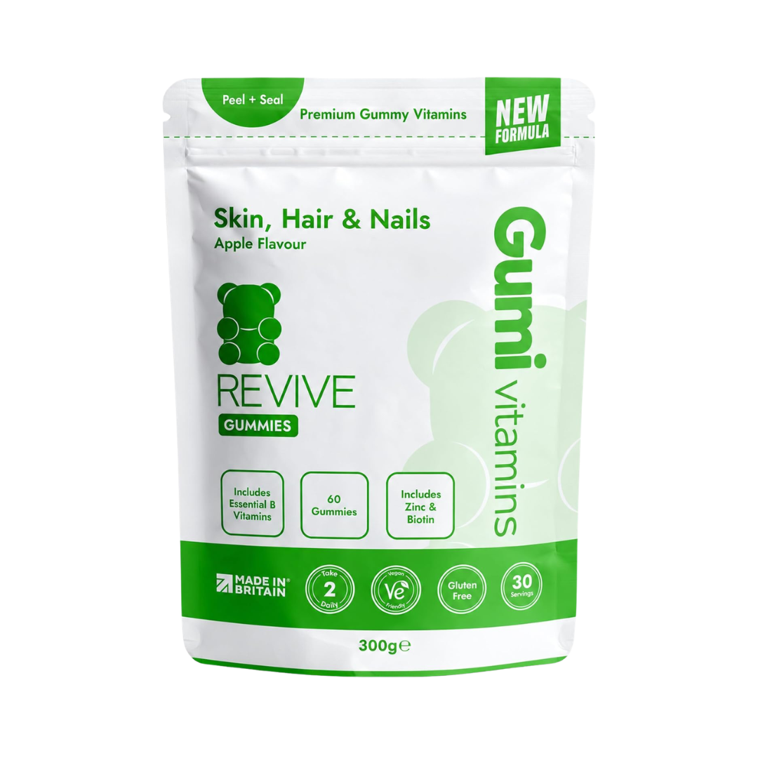 Gumi Vitamins REVIVE - Skin, Hair & Nails Gummies 300g Apple
