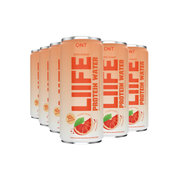 QNT Protein Water 12x500ml Blood Orange Ginseng