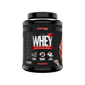 Conteh Sports Whey Elite 1980g Strawberry Cheesecake