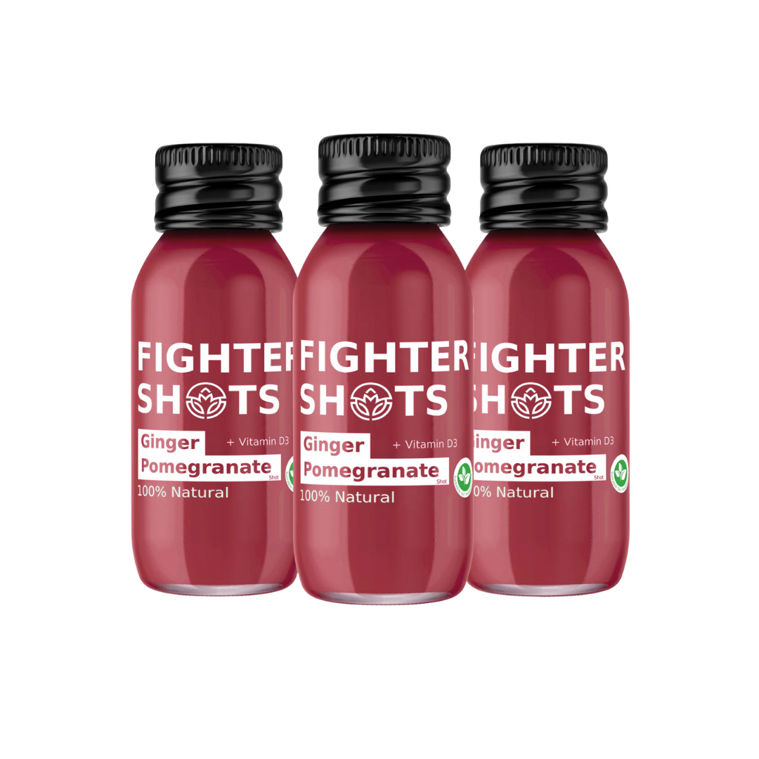 Fighter Shots 12x60ml Ginger Pomegranate