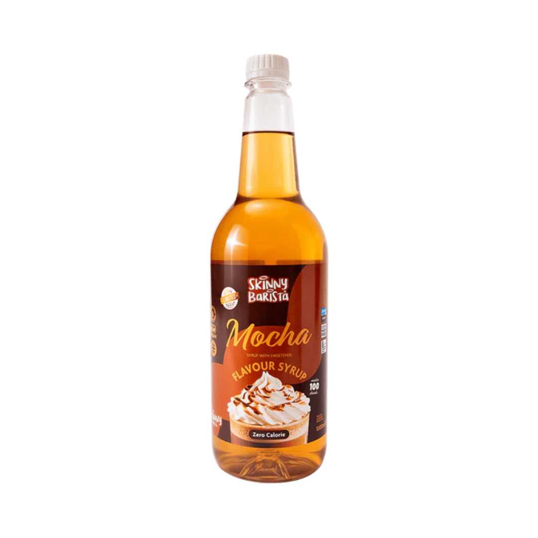 The Skinny Food Co Skinny Barista Zero Calorie Coffee Syrup 1000ml Mocha (Limited Edition)
