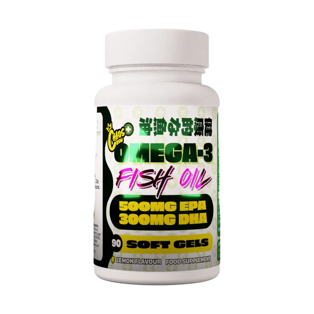 Chaos Crew Omega-3 Fish Oil 90 Softgels Lemon