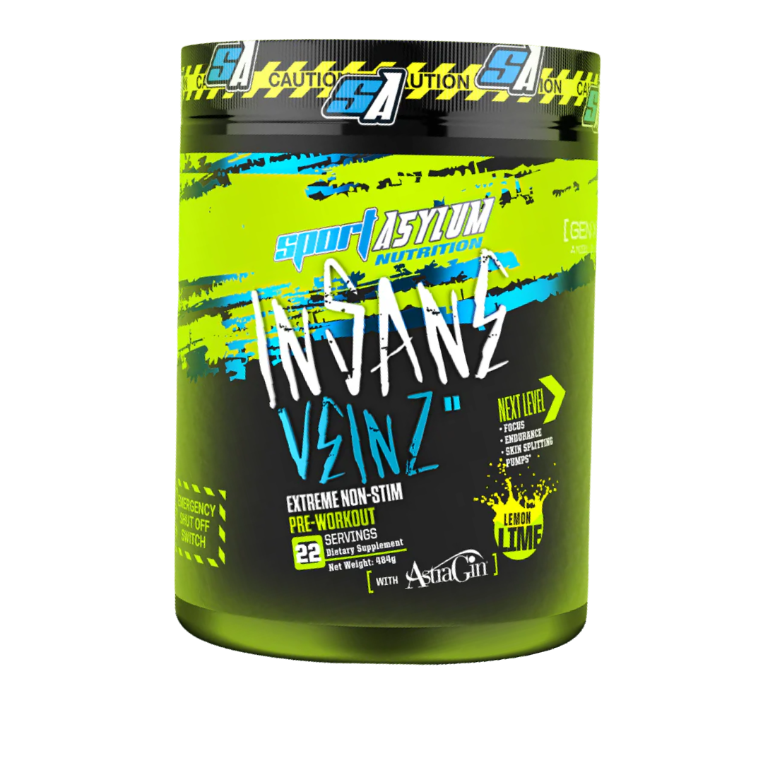 Sport Asylum Insane Veinz 484g Loopy Lemon Lime