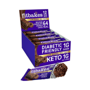 Fitbakes Crunch Bar 12x19g Belgian Chocolate