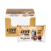 LoveRaw Nutty Choc Balls - Milk Choc 9x28g Milk Choc