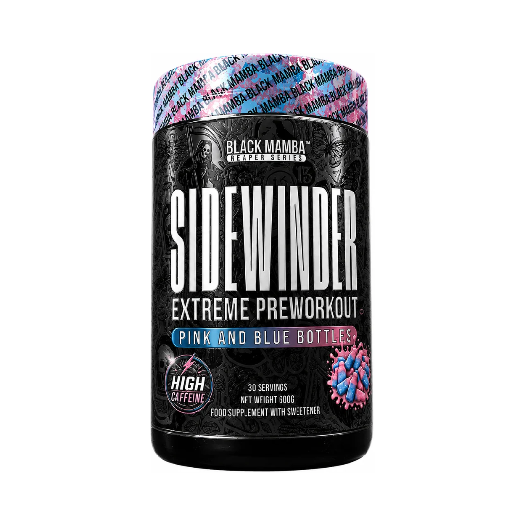Black Mamba Sidewinder 600g Pink and Blue Bottles