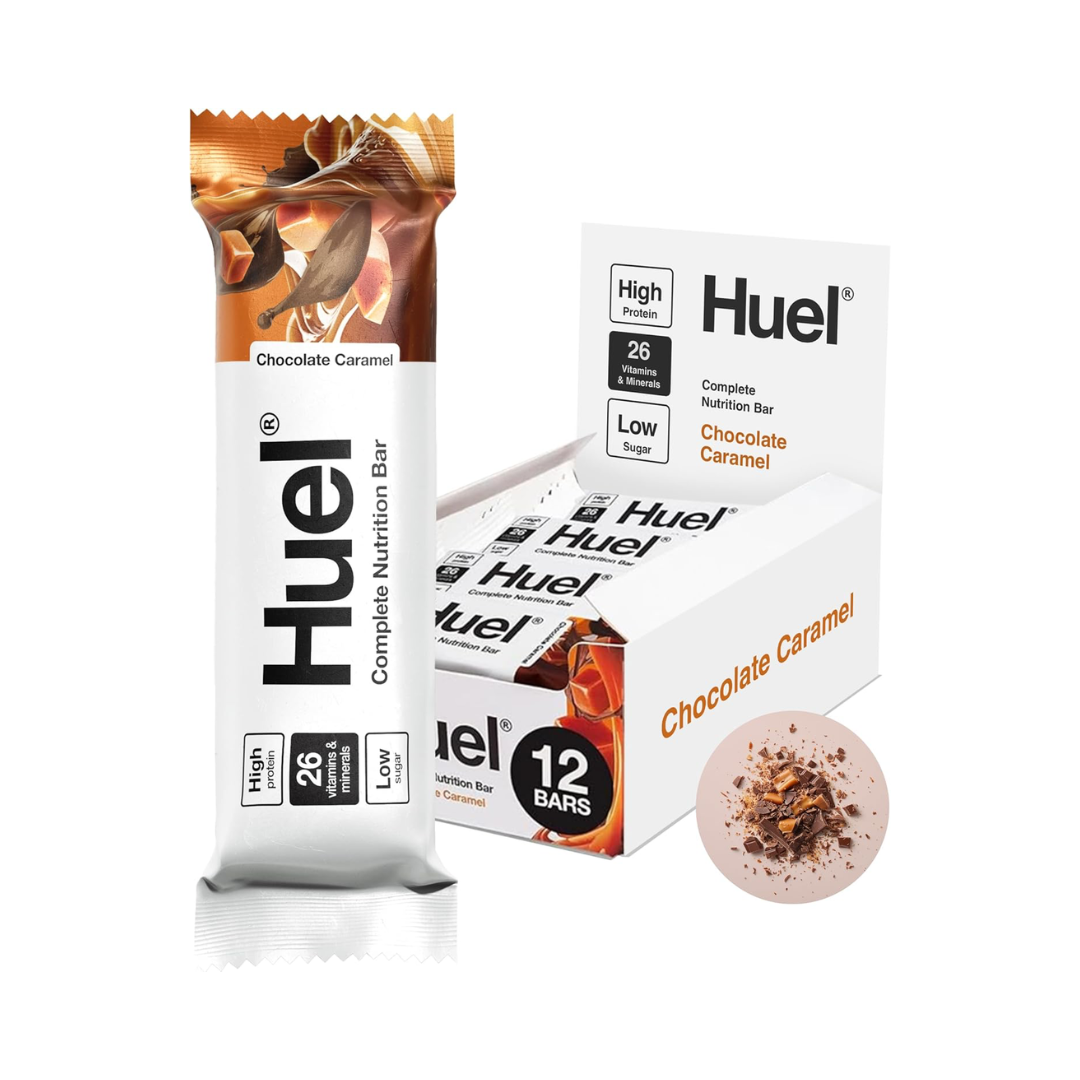 Huel Complete Nutrition Bar 12x55g Chocolate Caramel
