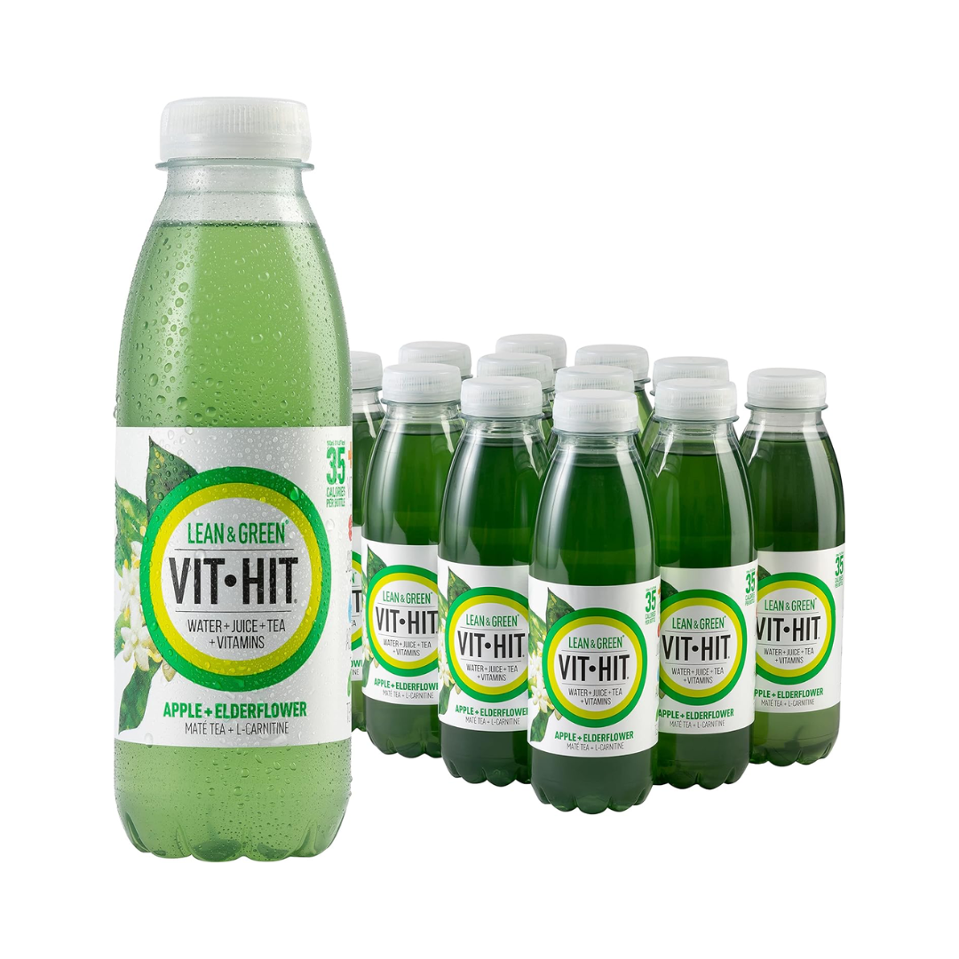 VITHIT Lean & Green 12x500ml Apple & Elderflower
