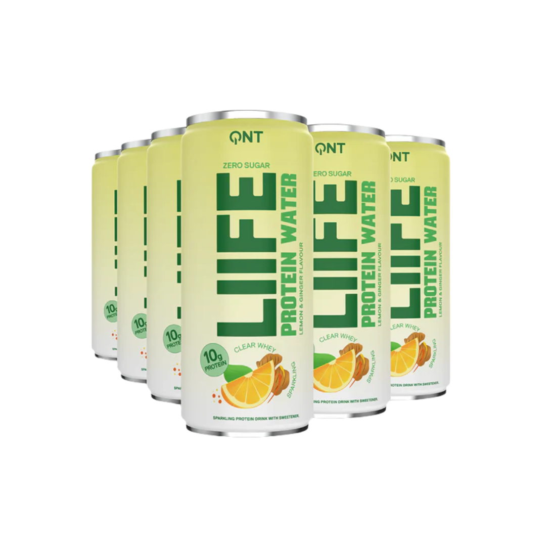 QNT Protein Water 12x500ml Lemon Ginger