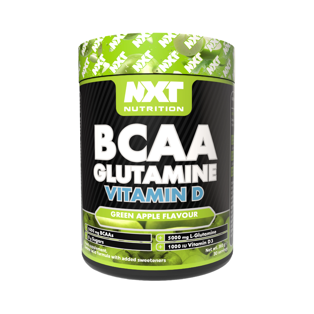 NXT Nutrition BCAA, Glutamine & VIt D 360g Apple