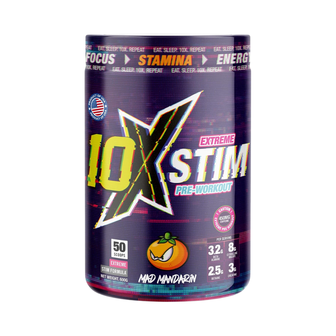 10X Athletic STIM 600g Mad Mandarin