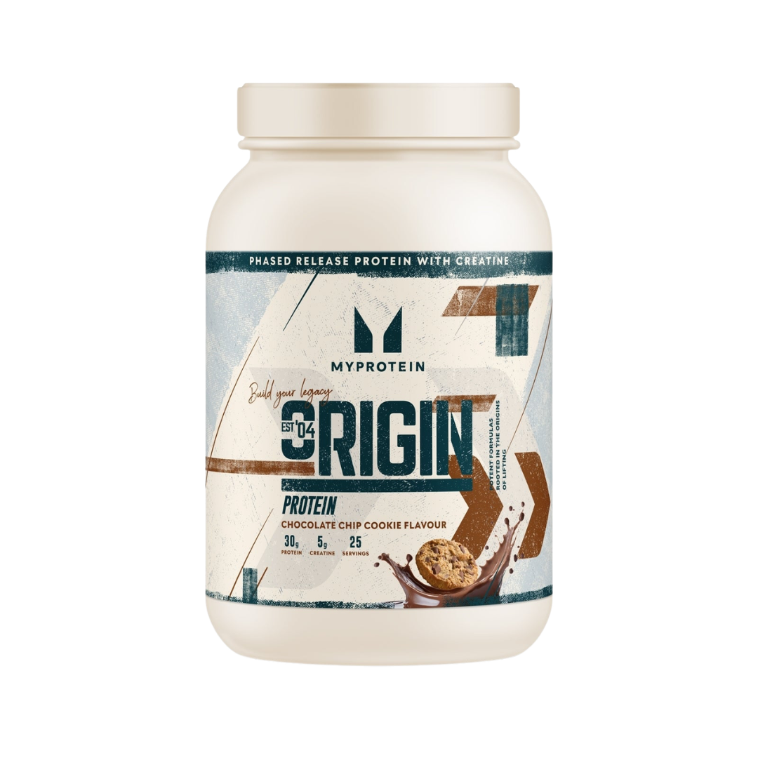 MyProtein Origin Protein (with Creatine) 1.13kg Chocolate Chip Cookie
