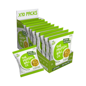 The Protein Ball Co Vegan Protein Balls 10x45g Lemon & Pistachio