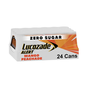 Lucozade Alert Zero 24x250ml Mango Peachade
