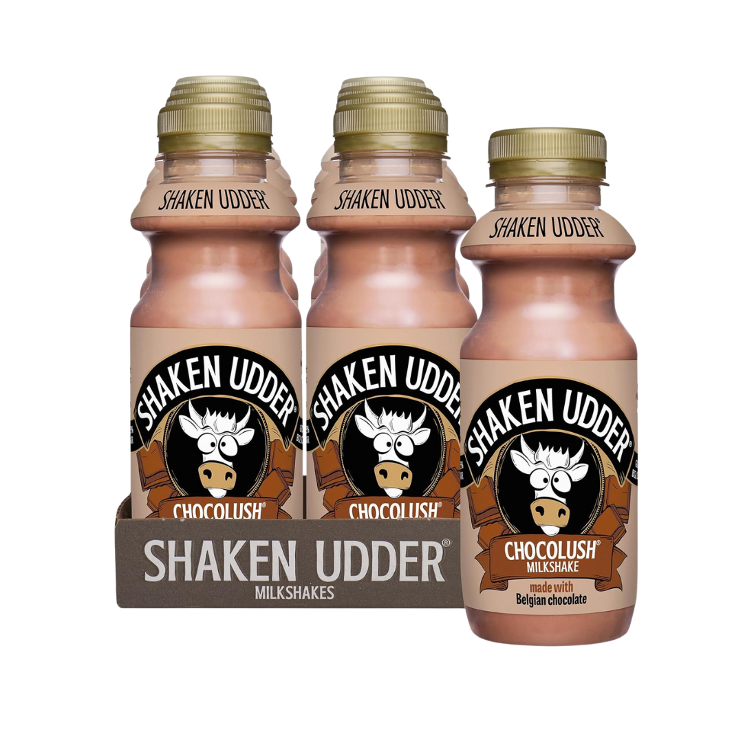 Shaken Udder Milkshake 8x330ml Chocolush