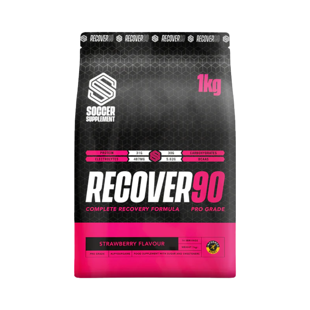 Soccer Supplement Recover90 1kg Strawberry