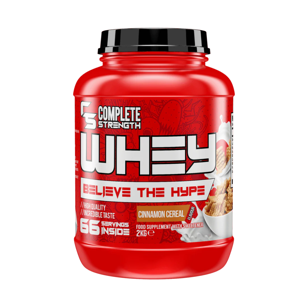 Complete Strength Whey Concentrate 2kg Cinnamon Cereal