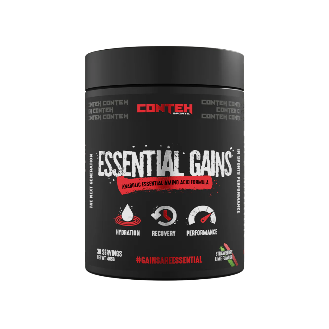 Conteh Sports Essential Gains 465g Strawberry Lime
