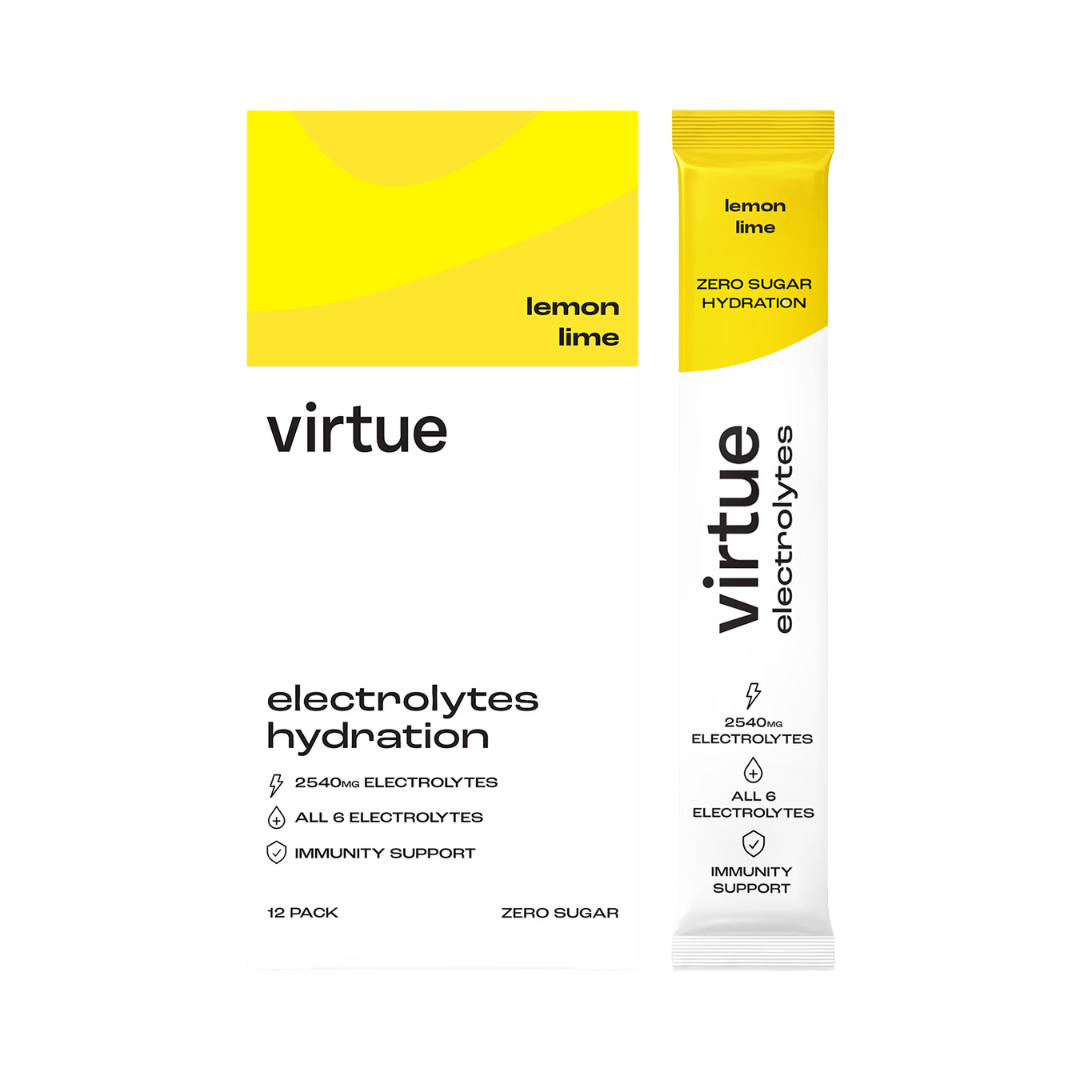 Virtue Clean Energy Electrolytes Hydration 12x5g Lemon Lime