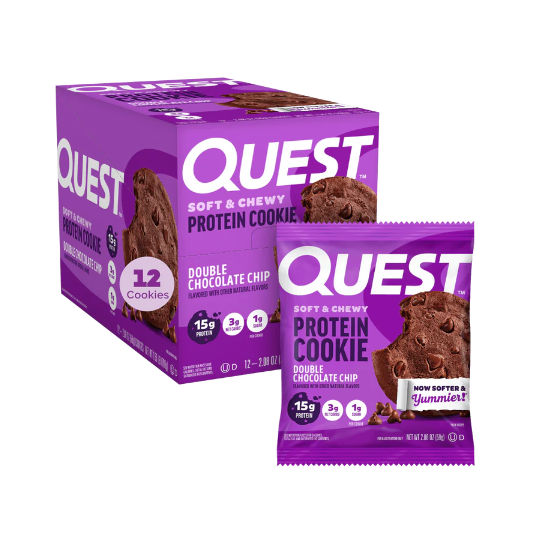 Quest Nutrition Cookie 12x59g Double Chocolate Chip