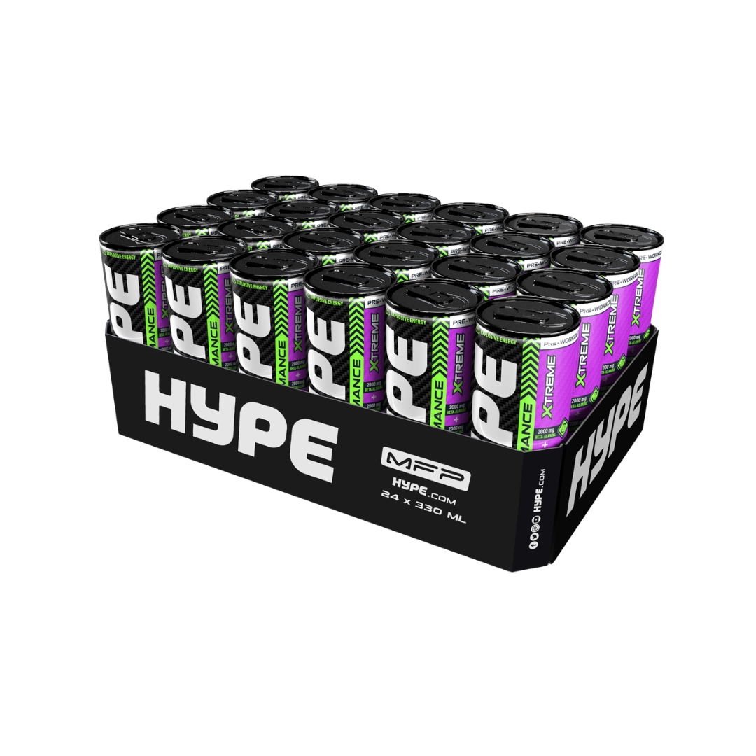 HYPE Pre Workout RTD 24x330ml - Blackcurrant
