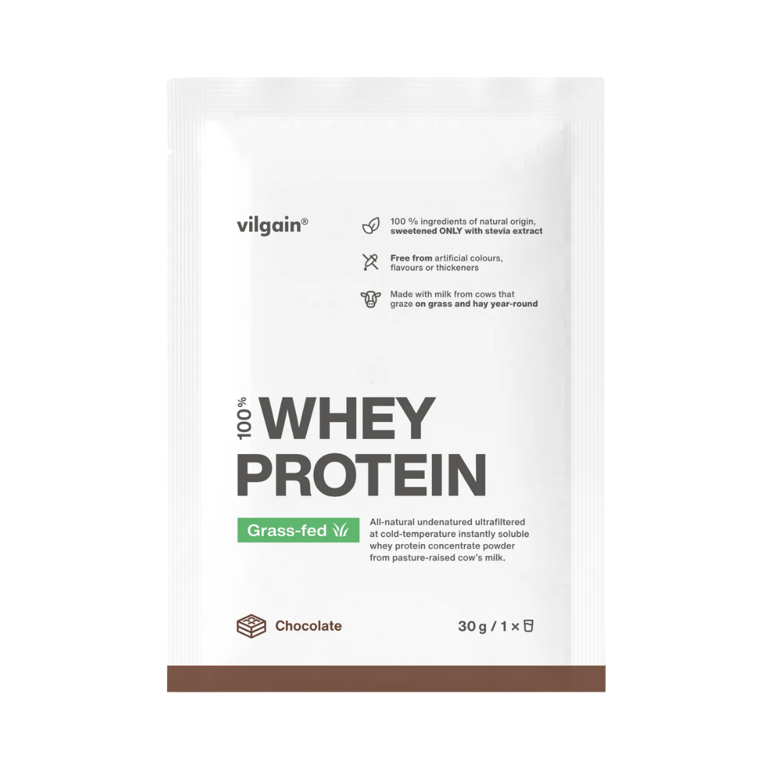 Vilgain Grass-fed Whey Protein 30g Chocolate