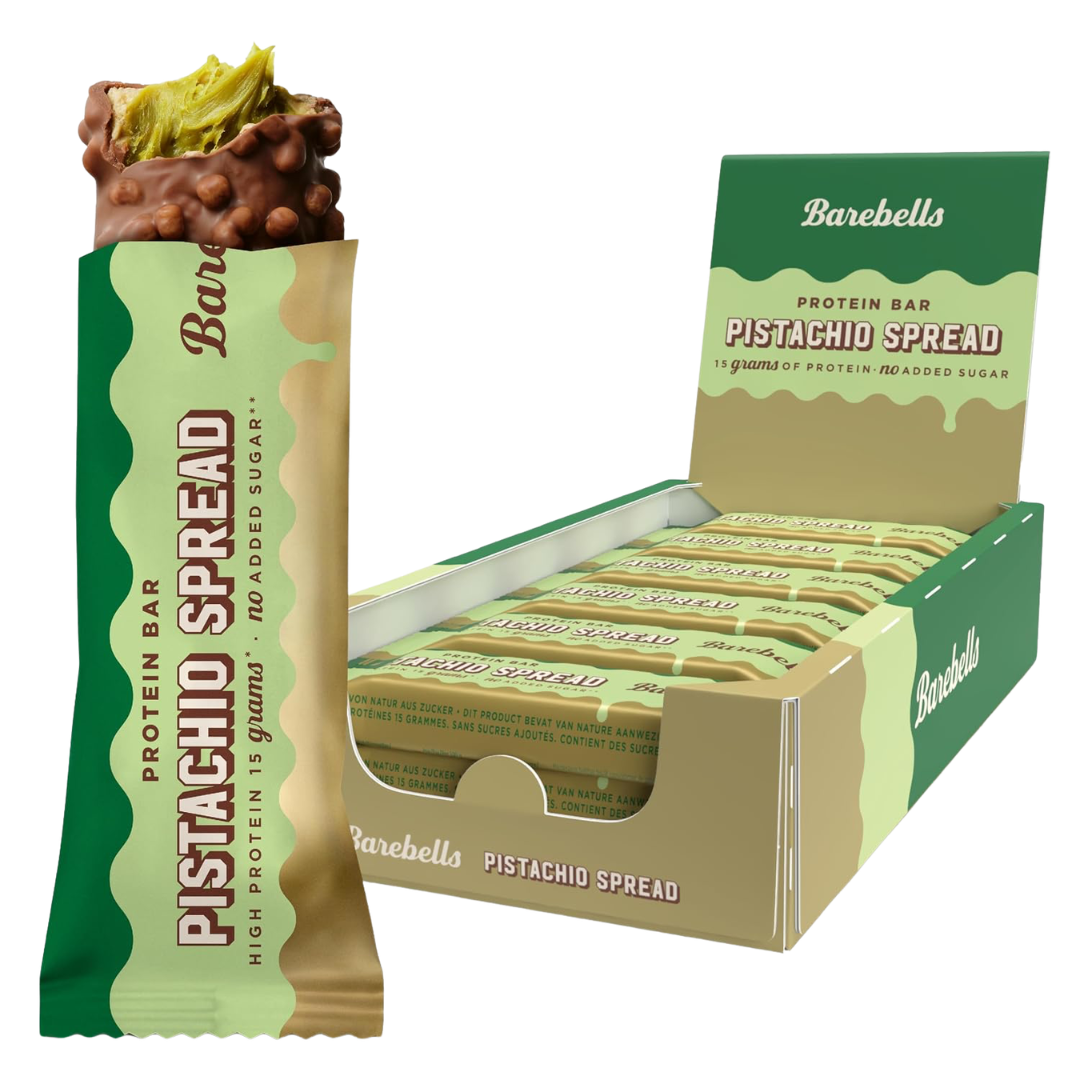 Barebells Spread Protein Bar 12x45g Pistachio Spread