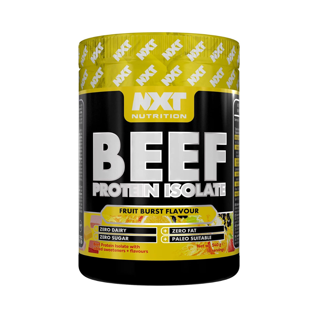 NXT Nutrition Beef Protein Isolate 540g Fruit Burst