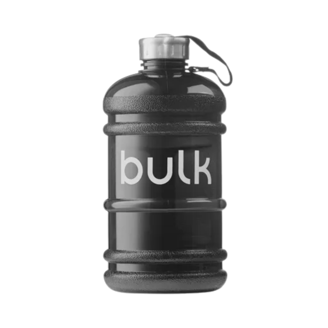 Bulk Half Gallon Water Bottle 2200ml Gunmetal Black