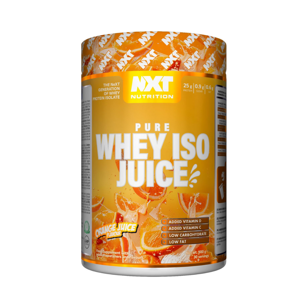 NXT Nutrition Pure Whey ISO Juice 900g Orange Juice