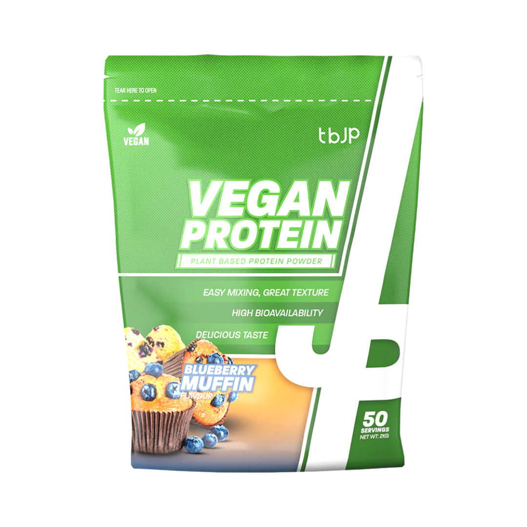 Trained By JP Vegan Protein 2kg Blueberry Muffin