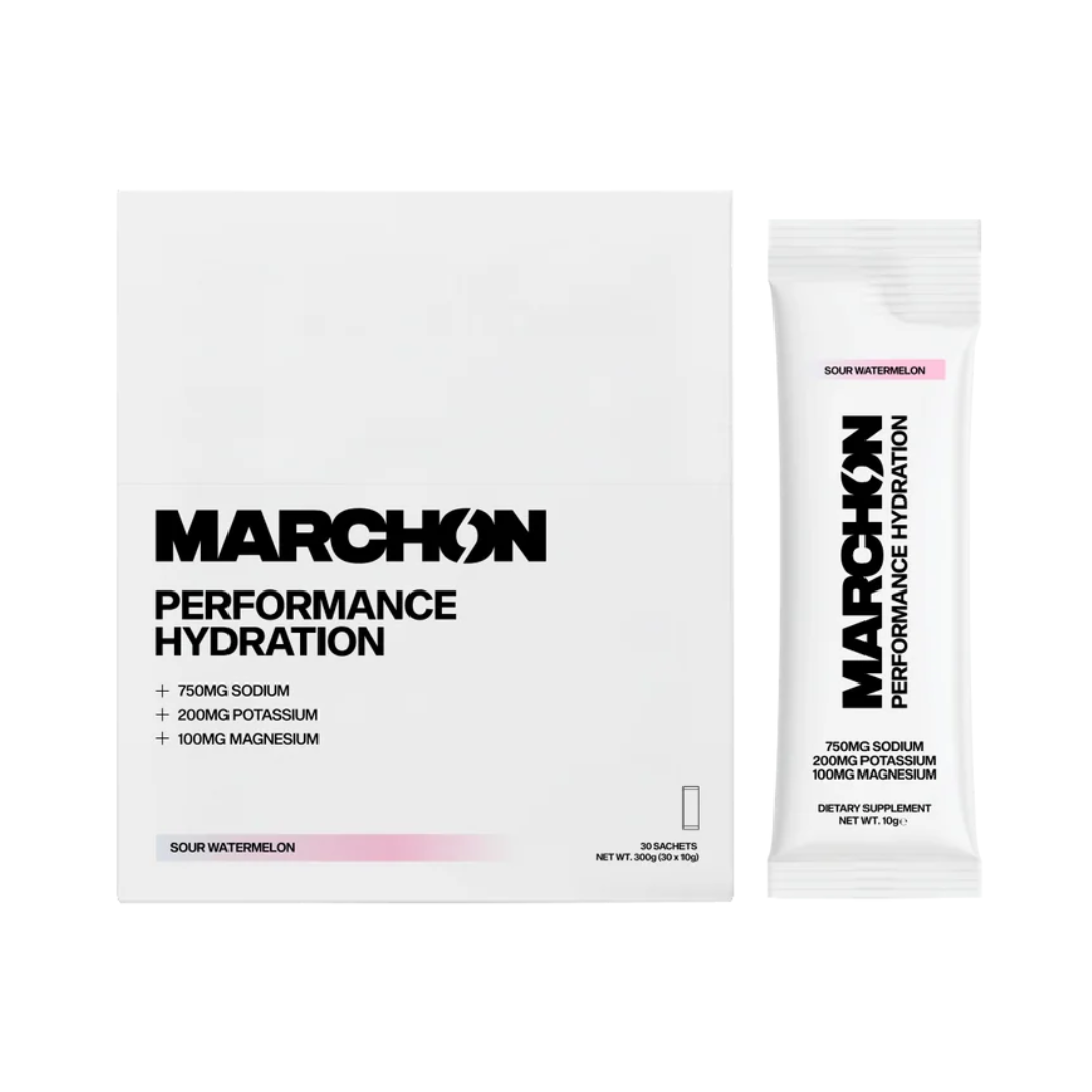 Marchon Performance Hydration Electrolyte Powder Sachets 30x10g Sour Watermelon