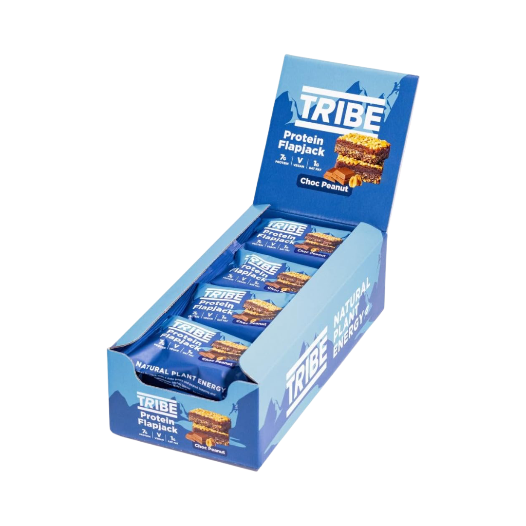 Tribe Protein Flapjack 12x50g Choc Peanut