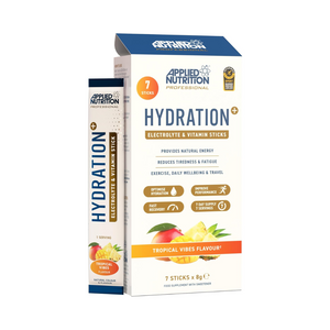 Applied Nutrition Hydration+ Electrolyte & Vitamin Powder Sticks 7x8g Tropical Vibes