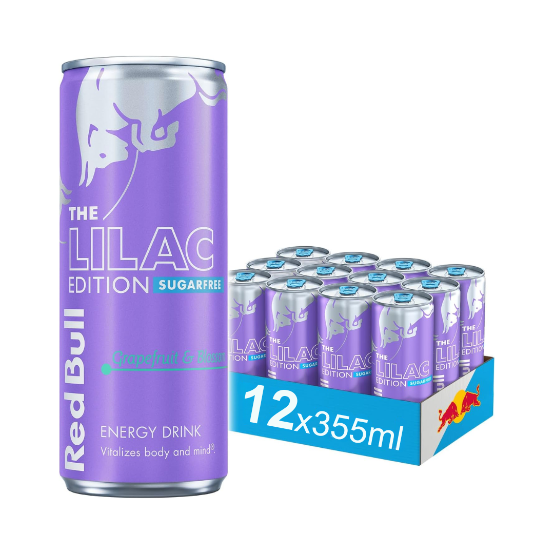 Red Bull Sugar Free 12x355ml Lilac