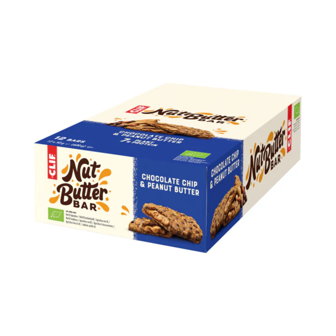 CLIF Nut Butter Bar 12x50g Chocolate Chip Peanut Butter
