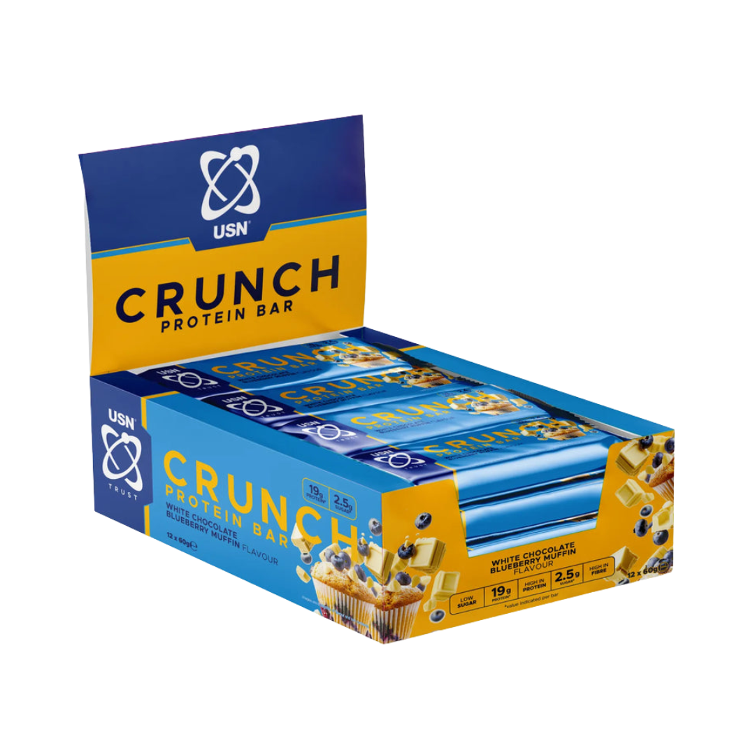 USN Trust Crunch Bars 12x60g Blueberry Muffin