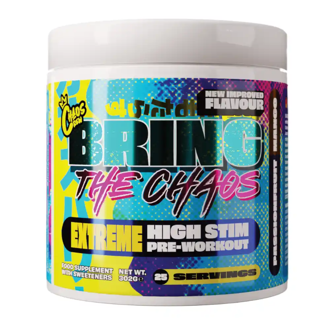 Chaos Crew Bring The Chaos (New Improved Flavour) 302g Passionfruit Mango