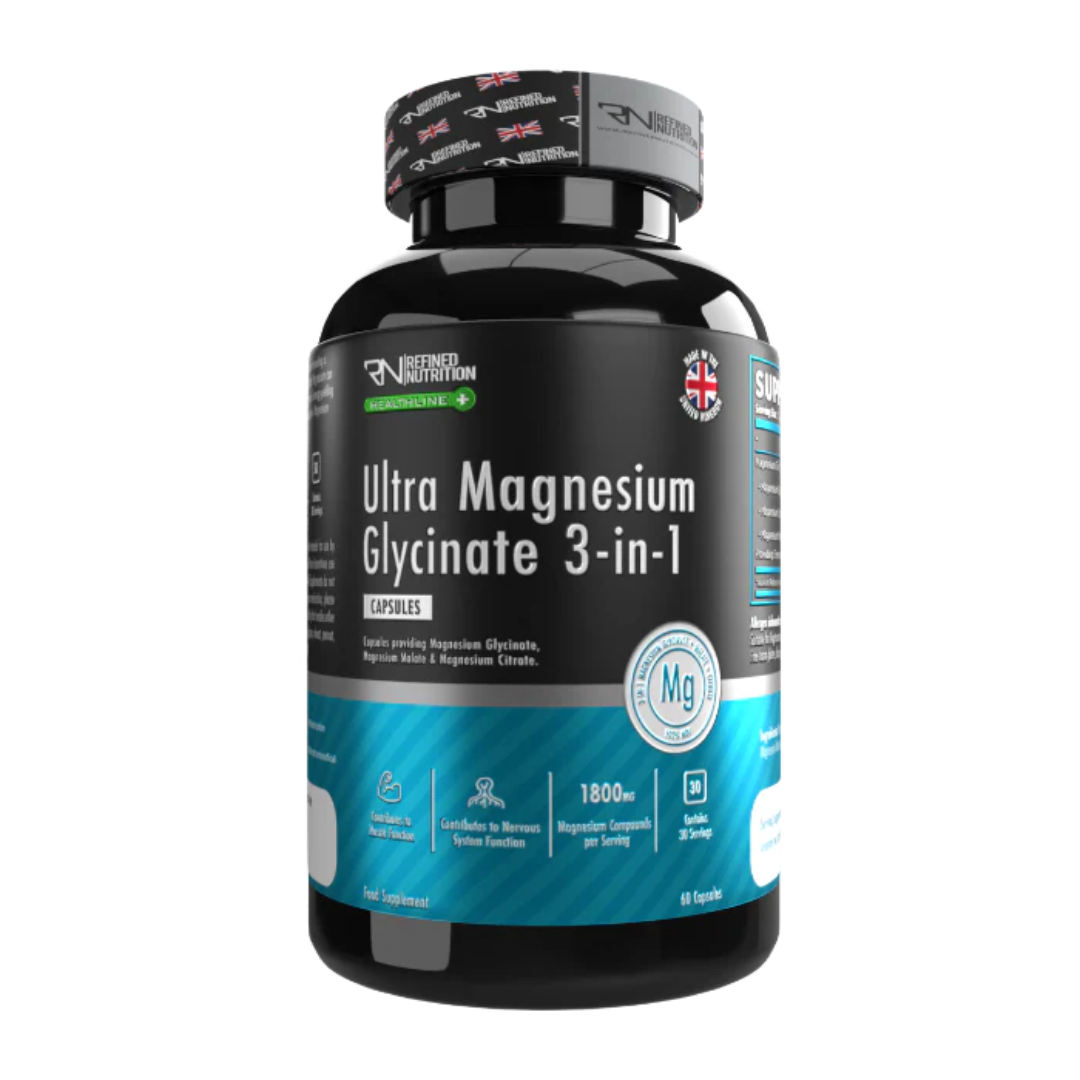 Refined Nutrition Ultra Magnesium Glycinate 3-in-1 90 Caps
