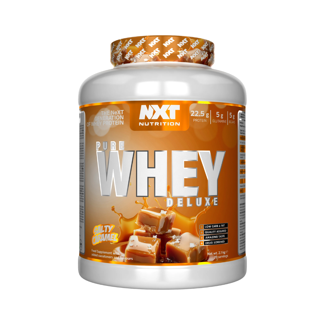 NXT Nutrition Pure Whey Deluxe 2.1kg Salty Caramel
