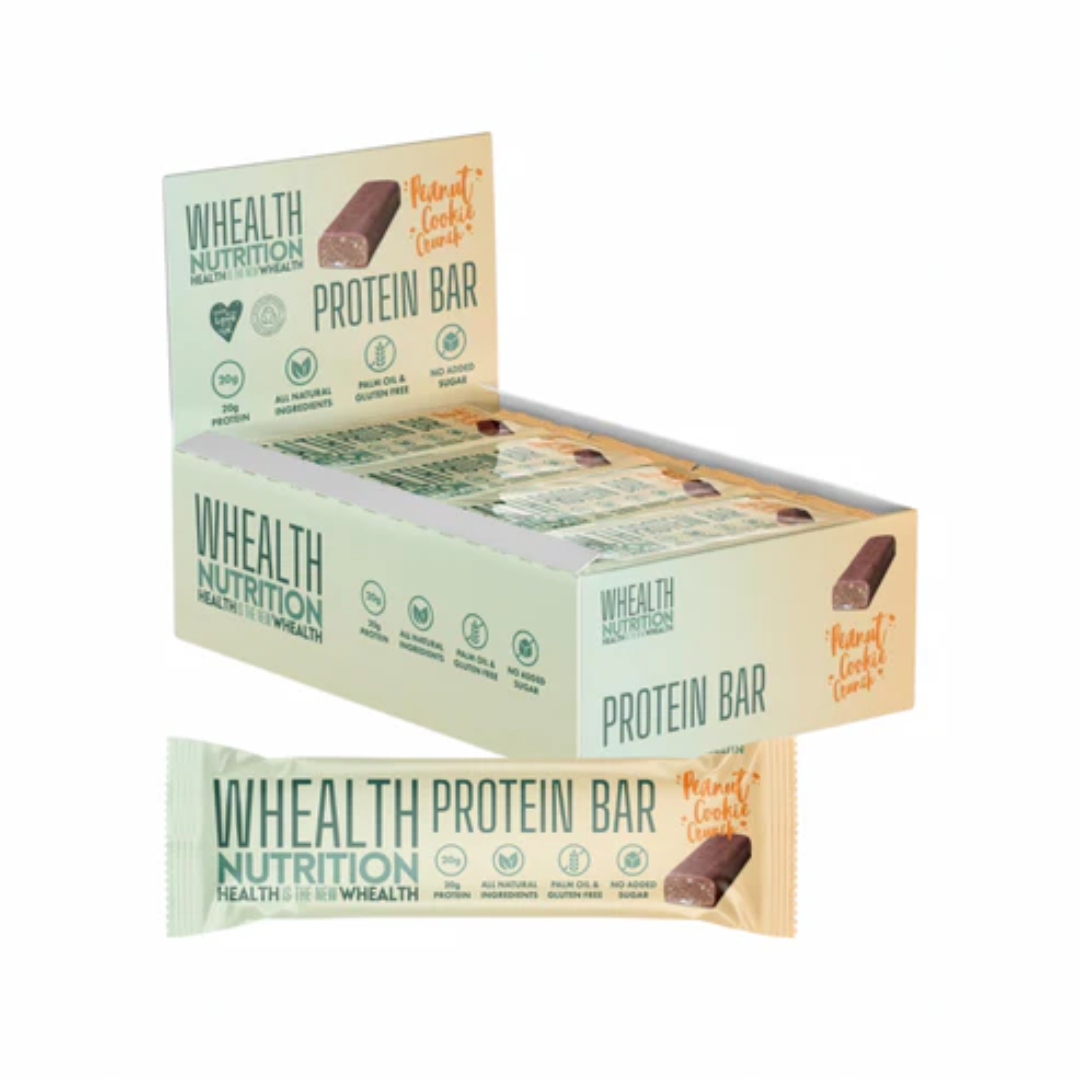 Whealth Nutrition Protein Bar 12x60g Peanut