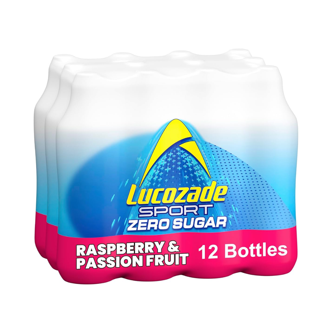 Lucozade Sport Zero 12x500ml Raspberry & Passionfruit