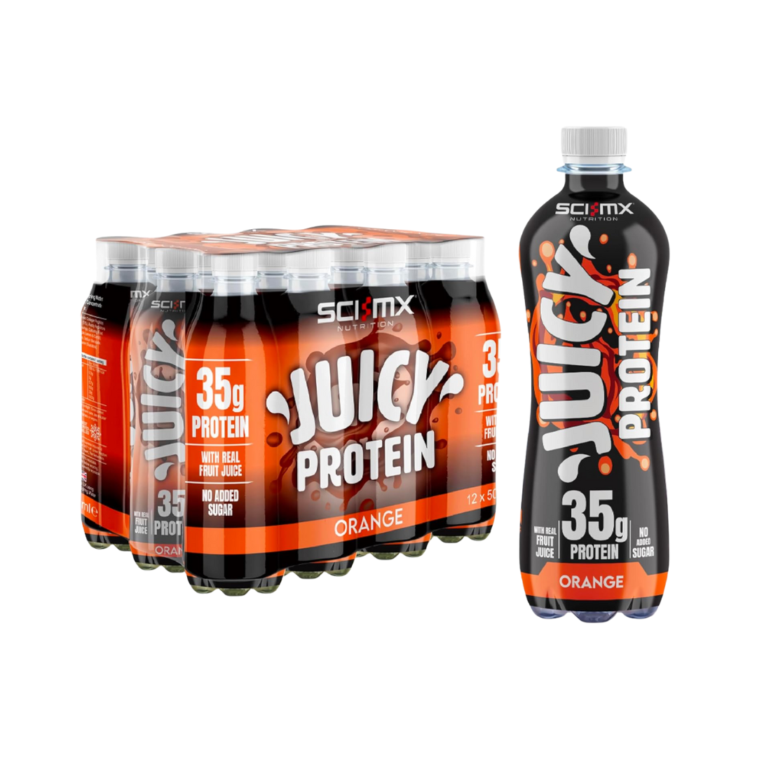 Sci-Mx Juicy Protein 12x500ml Orange