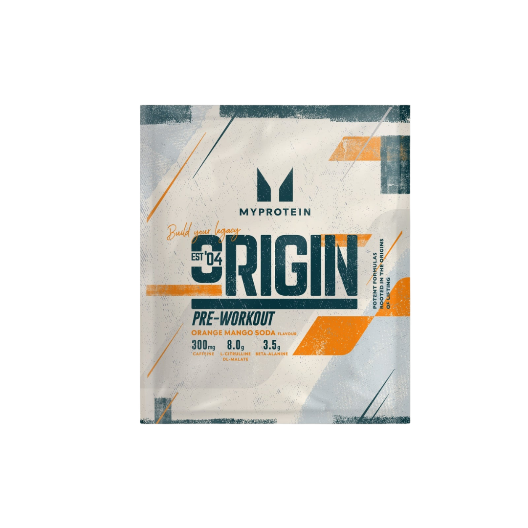 MyProtein Origin Pre-Workout Samples 20g Orange Mango