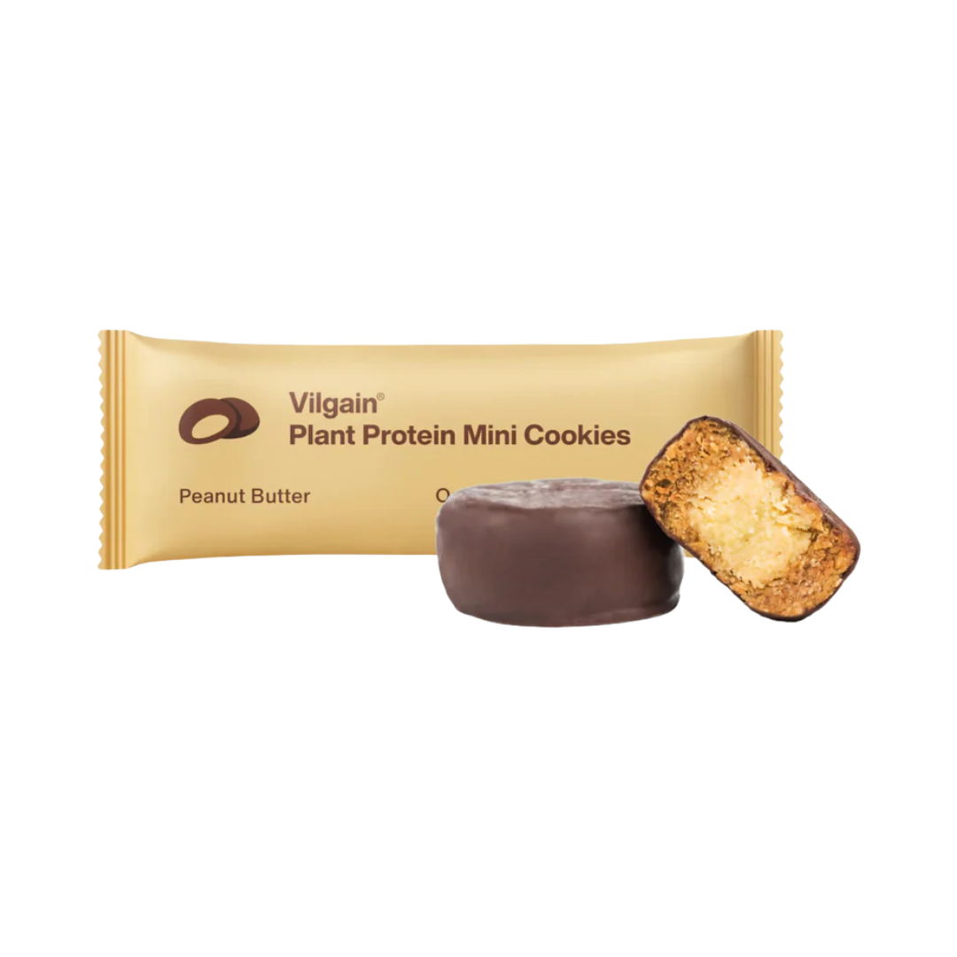 Vilgain Organic Plant Protein Mini Cookies 20x50g Peanut Butter