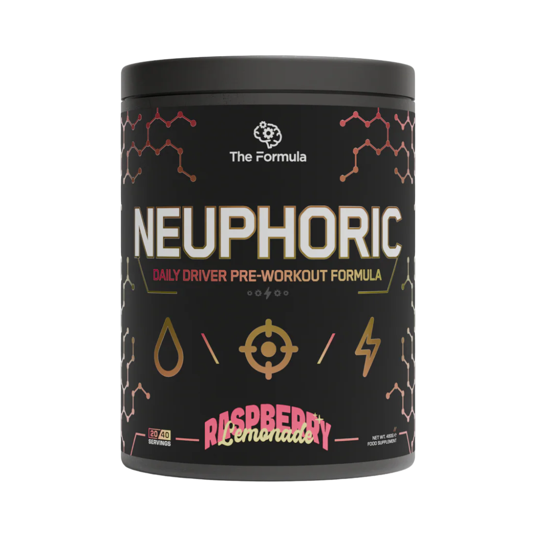 The Formula NEUPHORIC Pre Workout 480g Raspberry Lemonade